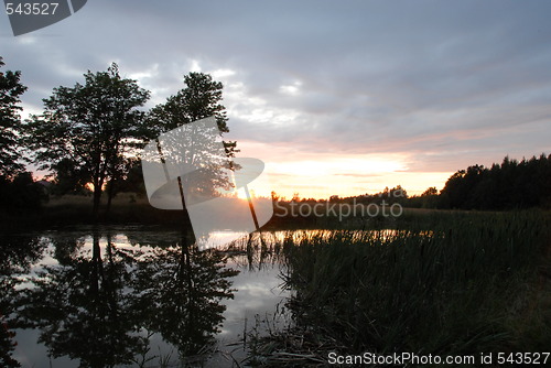 Image of sunset sky