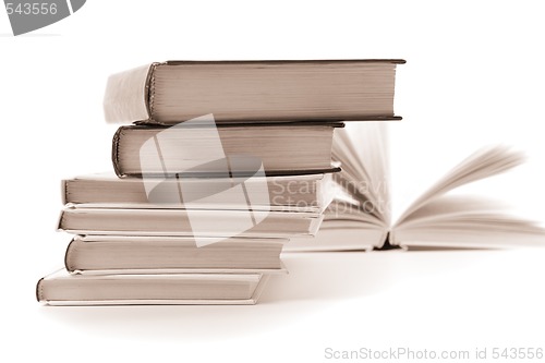 Image of stack of books