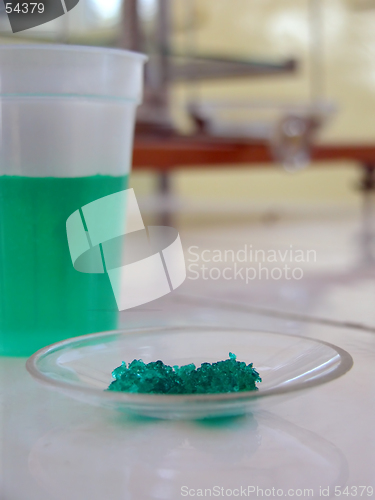 Image of Solution and powder