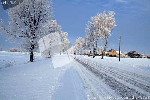 Image of Road in snow