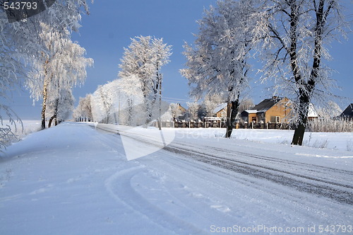 Image of Road in snow