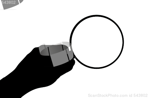 Image of Magnifier Silhouette