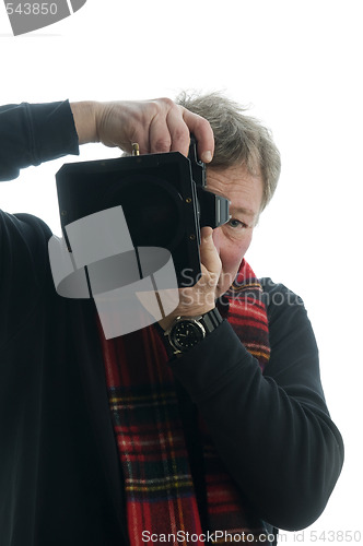 Image of professional photographer in studio 