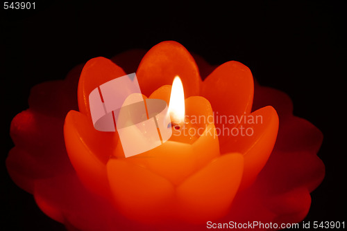 Image of Burning candle