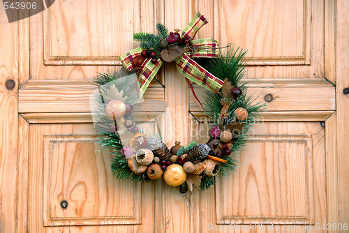 Image of Christmas door decoration