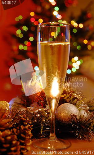 Image of New year champagne