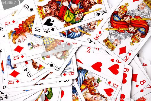 Image of Various playing cards