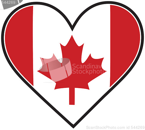 Image of Canada Heart Flag