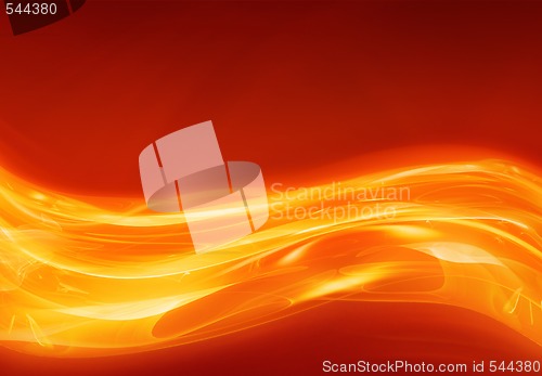 Image of abstract flowing lava