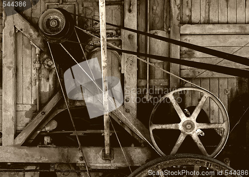 Image of old farm machinery