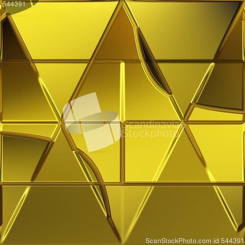 Image of geometric gold