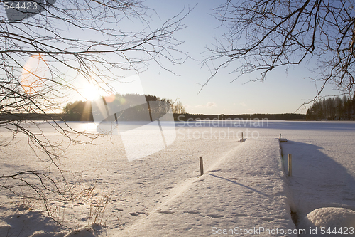 Image of Frozen Lake