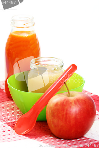Image of apple for baby