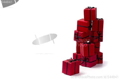 Image of red gift boxes