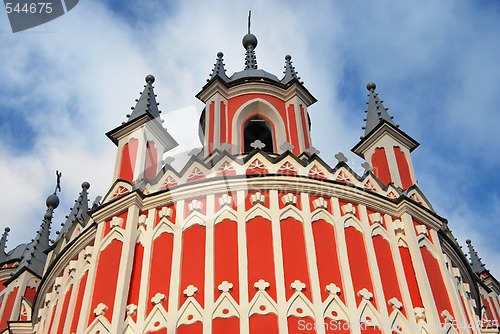 Image of Chesmenskaya Church in Saint-Petersbourg