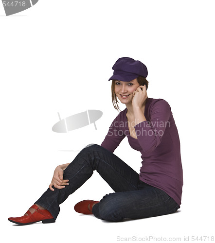 Image of Woman on the phone