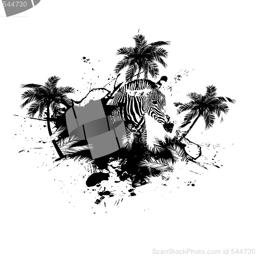 Image of Palm Trees Grunge