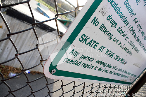 Image of Skate Park Rules