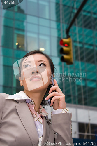 Image of Business Woman In The City