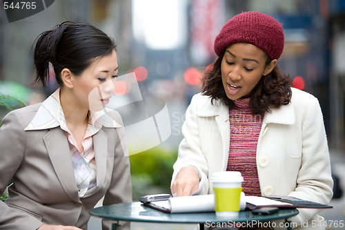 Image of Business Meeting in the City