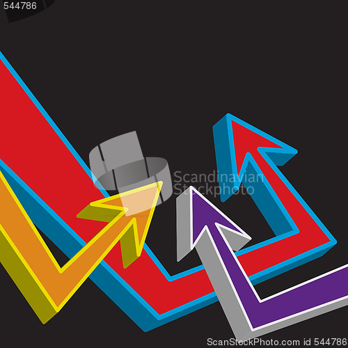 Image of Funky Arrows Layout