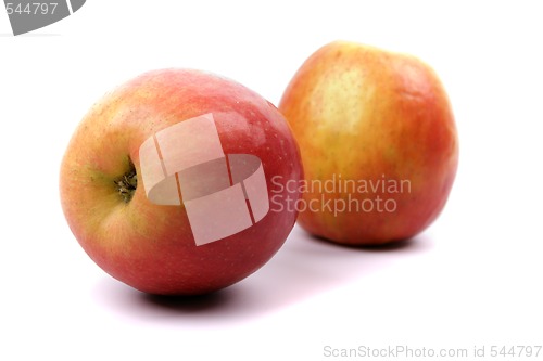 Image of two red apples