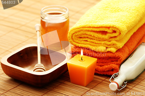 Image of honey and milk spa