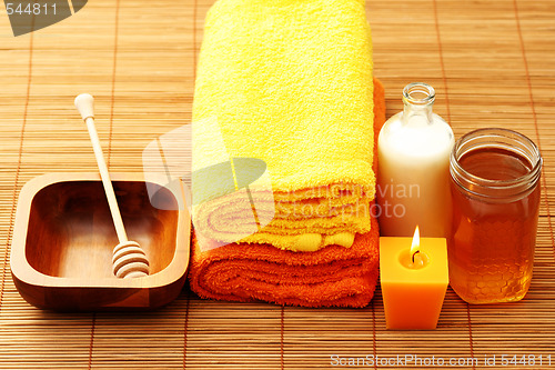 Image of honey and milk spa