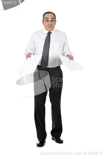 Image of Confused businessman