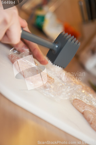 Image of tenderizing meat