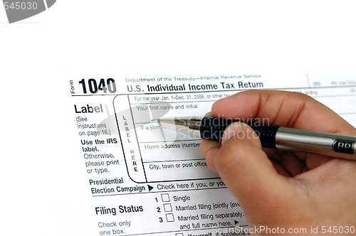 Image of Tax filing