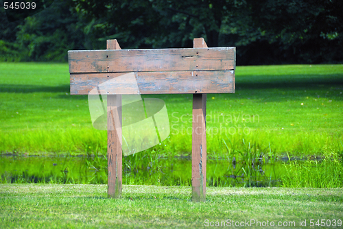 Image of Wooden Sign