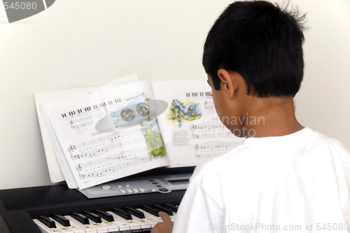 Image of Playing the keys