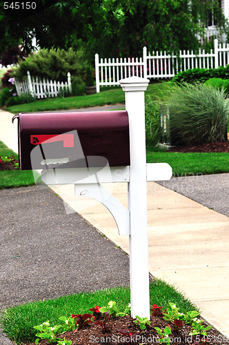 Image of Red Mail Box