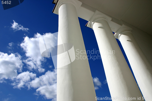 Image of White columns