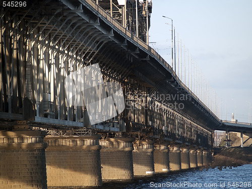 Image of Steel railroad bridge
