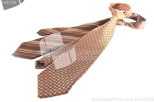 Image of  Necktie on white background 