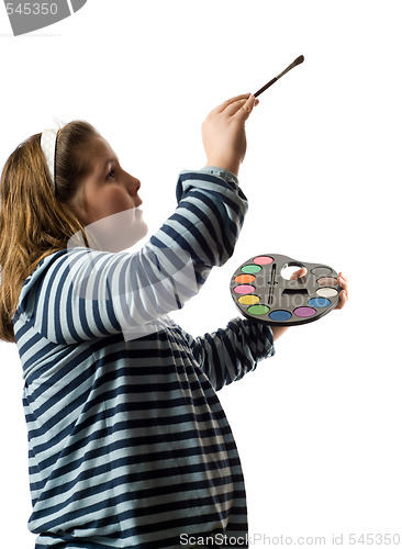 Image of Child Painting
