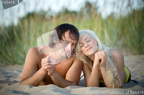 Image of Couple on the beach