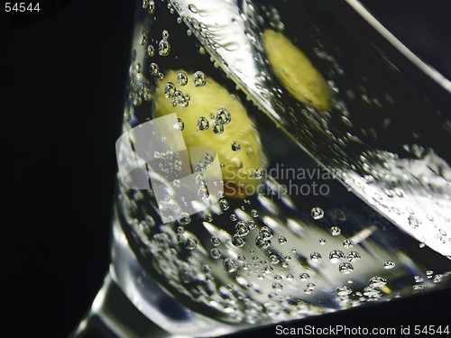 Image of bubbly martini