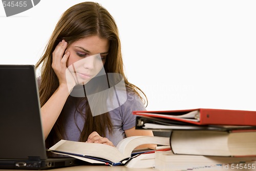 Image of Frustrated college studen