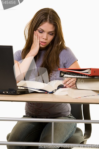 Image of Frustrated college studen