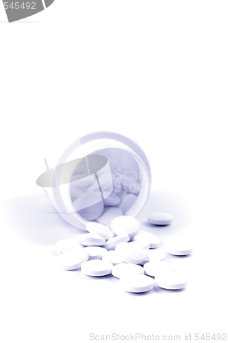 Image of bottle with pills