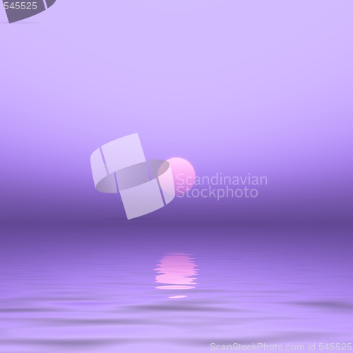 Image of purple sunset