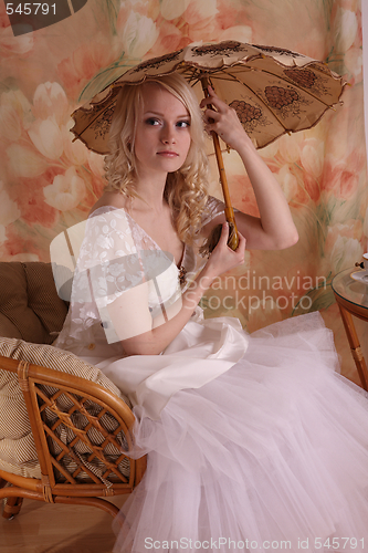 Image of Woman in wedding dress