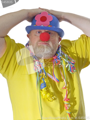 Image of Clown with blue hat