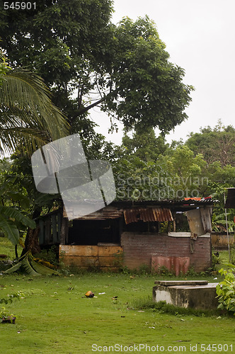 Image of typical house corn island nicaragua