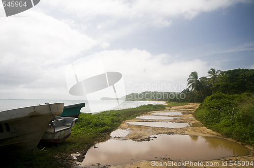 Image of fishing boat corn island nicaragua