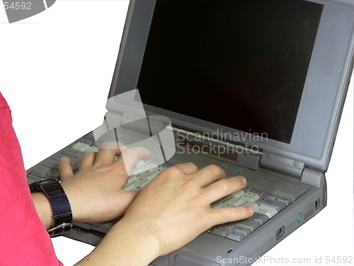 Image of typing