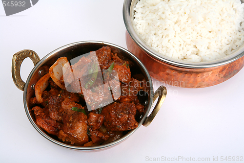 Image of Beef chilli curry serving bowl